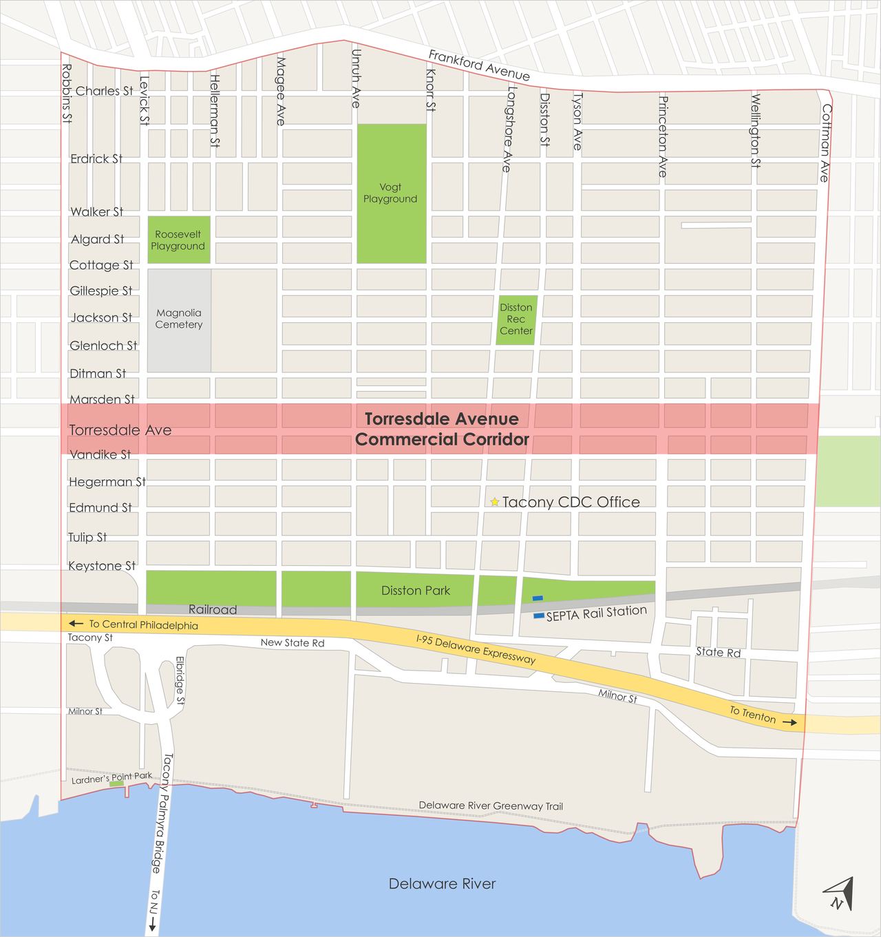 Tacony CDC Service Area